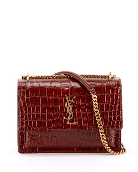 ysl sunset bag australia|ysl sunset bag medium croc.